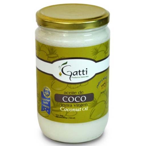 Aceite de Coco Extra Virgen Gatti 650 gr